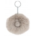 Брелок Kipling POMPOM MONKEY Grey Metallic (29E) K01658_29E