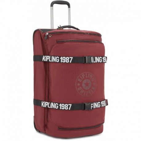 Валіза Kipling DISTANCE M Maroon Black (T31) KI7283_T31