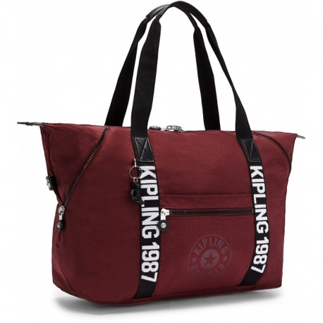 Дорожная сумка Kipling ART M Maroon Black (T31) KI2522_T31