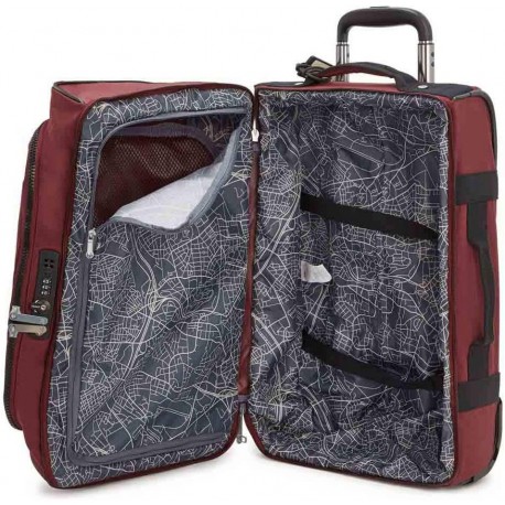 Валіза Kipling DISTANCE S Maroon Black (T31) KI4986_T31
