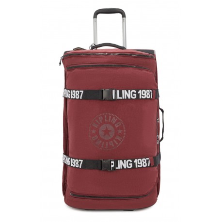 Валіза Kipling DISTANCE M Maroon Black (T31) KI7283_T31