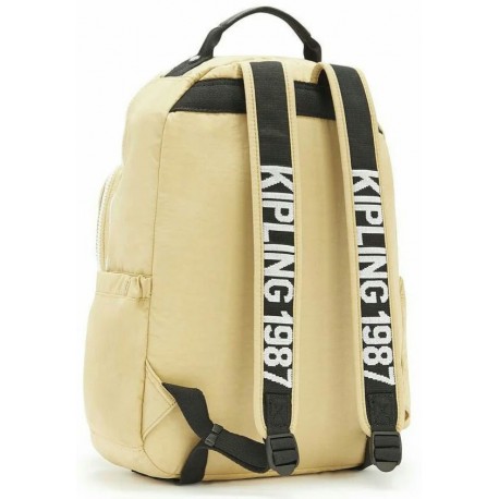 Рюкзак для ноутбука Kipling SEOUL Beige Black (85V) KI3335_85V