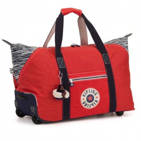 Дорожная сумка на колесах Kipling ART ON WHEELS M Active Red Bl (17M) KI3131_17M