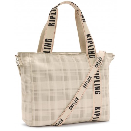 Сумка Kipling ASSENI Soft Plaid Bl (95X) KI5426_95X