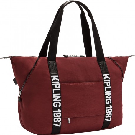 Дорожная сумка Kipling ART M Maroon Black (T31) KI2522_T31