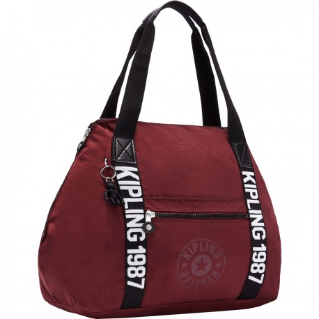 Дорожная сумка Kipling ART M Maroon Black (T31) KI2522_T31