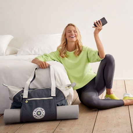 Сумка Kipling WELLNESS ART M Grey Slate Bl (Z60) KI4277_Z60