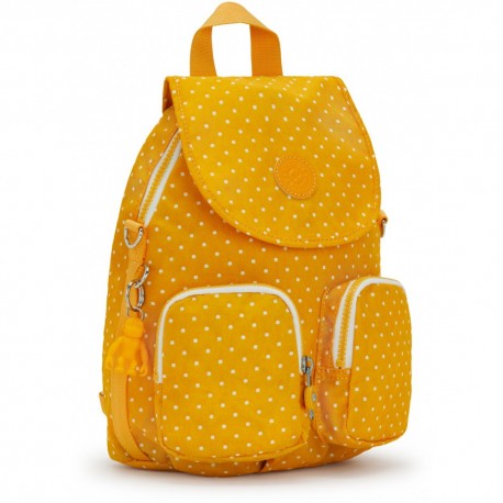 Рюкзак-сумка Kipling Firefly Up Soft Dot Yellow (M67) KI7452_M67