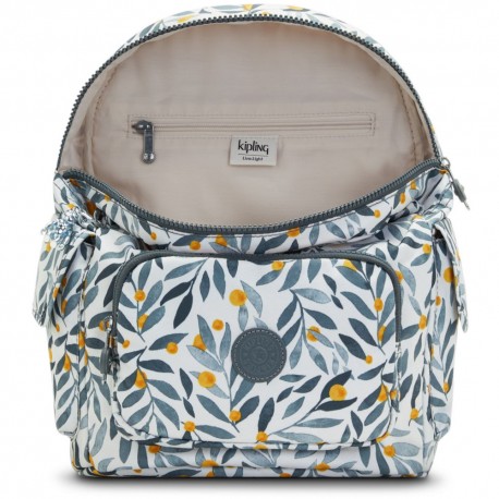Рюкзак Kipling City Pack S Olive Tree Prt (SW3) KI4581_SW3