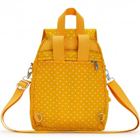 Рюкзак-сумка Kipling Firefly Up Soft Dot Yellow (M67) KI7452_M67