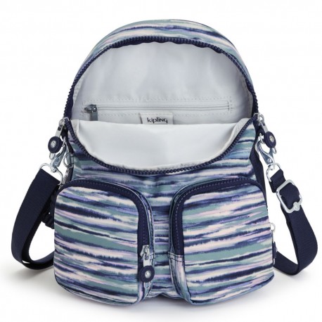 Рюкзак-сумка Kipling FIREFLY UP Brush Stripes (W66) KI7452_W66