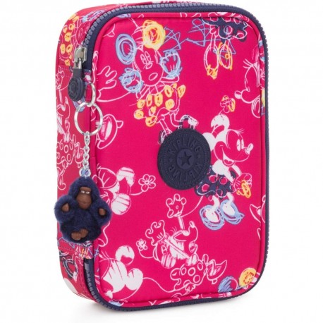 Пенал Kipling 100 PENS Doodle Pink (6DM) KI0347_6DM