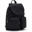 Рюкзак-сумка Kipling FIREFLY UP Signature Emb (K59) K23512_K59