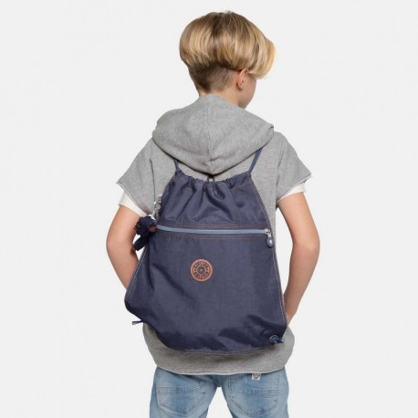 Рюкзак Kipling SUPERTABOO Blue Tan Block (30G) K09487_30G