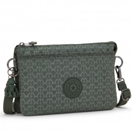 Сумочка-клатч Kipling RIRI Sign Green Emb (F6C) KI7502_F6C