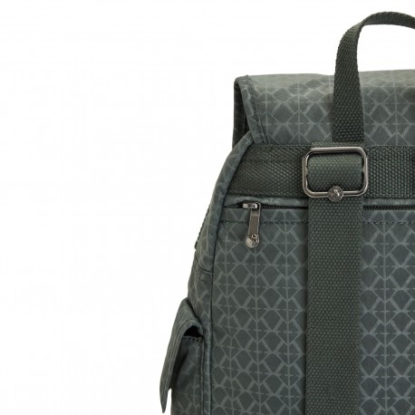 Рюкзак Kipling CITY PACK S Sign Green Emb (F6C) K15641_F6C