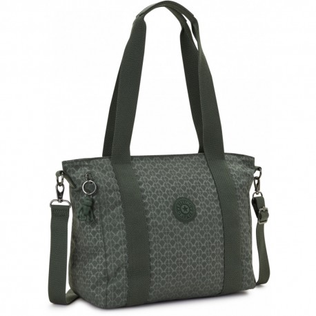 Сумка Kipling ASSENI S Sign Green Emb (F6C) KI6232_F6C