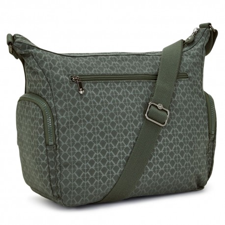 Сумка Kipling GABBIE Sign Green Emb (F6C) K22621_F6C