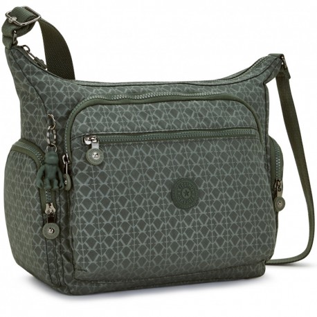 Сумка Kipling GABBIE Sign Green Emb (F6C) K22621_F6C