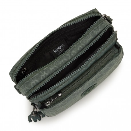 Сумочка 2в1 Kipling ABANU MULTI Sign Green Emb (F6C) KI3492_F6C