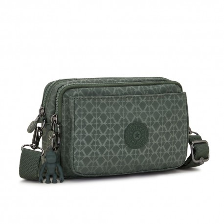 Сумочка 2в1 Kipling ABANU MULTI Sign Green Emb (F6C) KI3492_F6C