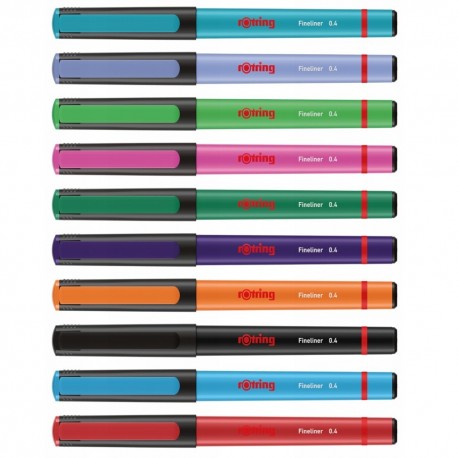 Набір ручок-лайнерів Rotring LINER 10шт 0,4 2166220