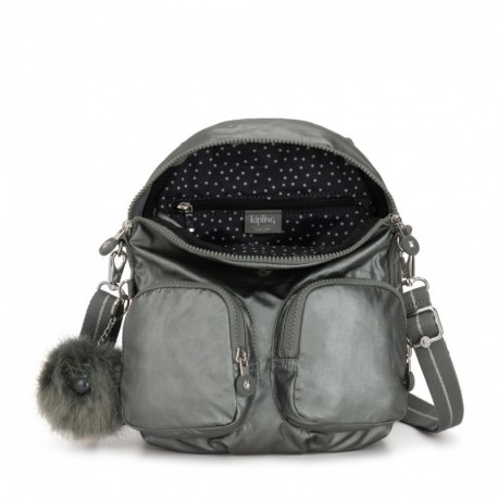 Рюкзак-сумка Kipling FIREFLY UP Metallic Stony (19U) K23512_19U