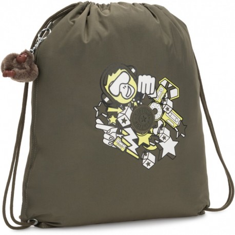 Рюкзак Kipling SUPERTABOO LIGHT Garden Grey Fun (22I) KI2840_22I