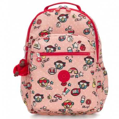Рюкзак для ноутбука Kipling SEOUL GO Monkey Play (48Q) K21316_48Q