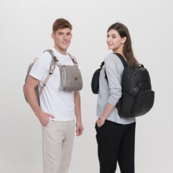 Рюкзак для ноутбука Kipling TROY EXTRA Raw Black (22Q) KI5743_22Q