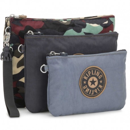 Набір із 3-х косметичок Kipling IAKA L WRISTLET Camo L (P35) KI4219_P35