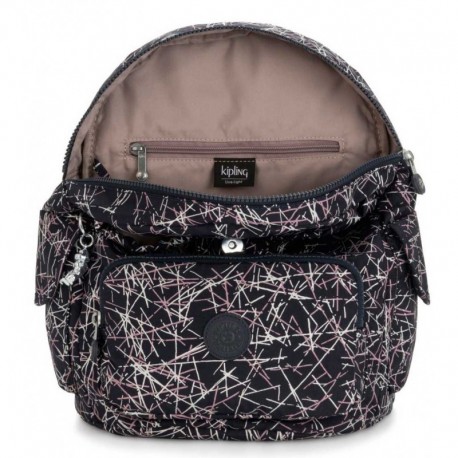 Рюкзак Kipling CITY PACK S Navy Stick Pr (Q56) K15641_Q56