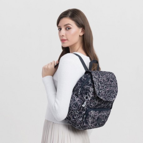 Рюкзак Kipling CITY PACK S Navy Stick Pr (Q56) K15641_Q56