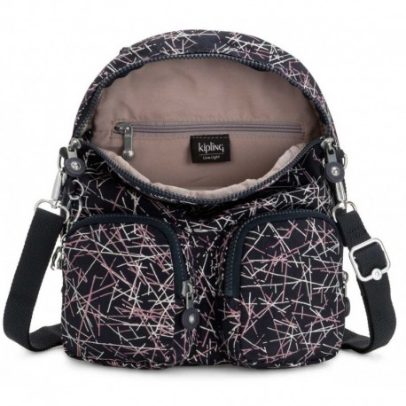 Рюкзак-сумка Kipling FIREFLY UP Navy Stick Pr (Q56) K23512_Q56