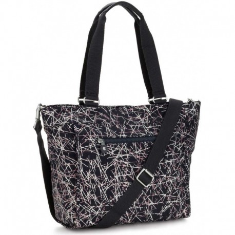 Сумка Kipling NEW SHOPPER S Navy Stick Pr (Q56) KI4274_Q56