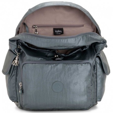 Рюкзак Kipling CITY PACK Steel Gr Metal (H55) K24681_H55