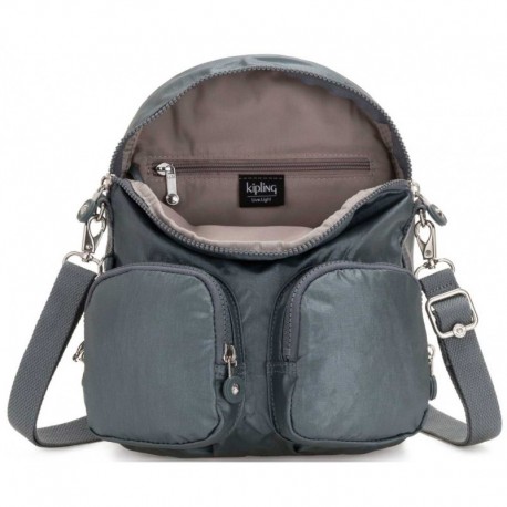 Рюкзак-сумка Kipling FIREFLY UP Steel Gr Metal (H55) K23512_H55