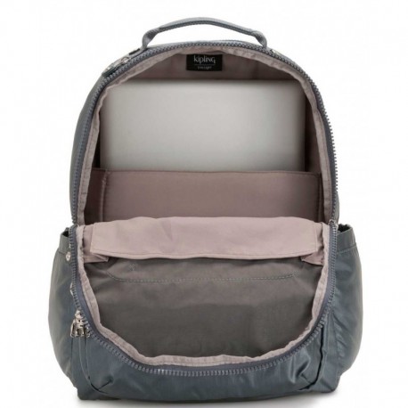 Рюкзак для ноутбука Kipling SEOUL Steel Gr Metal (H55) KI4034_H55