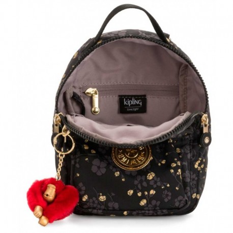 Рюкзак-сумка Kipling ALBER Grey Gold Fl (63A) KI4242_63A