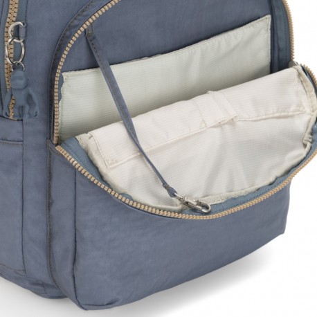 Рюкзак для ноутбука Kipling SEOUL XL Stone Blue Bl (L65) KI3864_L65