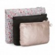 Набір із 3-х косметичок Kipling IAKA L WRISTLET Speckled (48X) KI3656_48X
