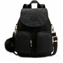 Рюкзак-сумка Kipling FIREFLY UP Black Pylon Emb (47K) K23512_47K