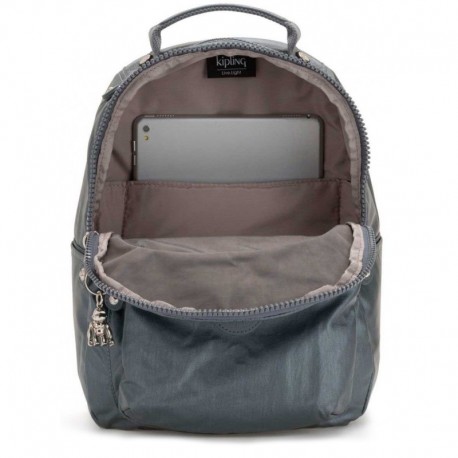 Рюкзак Kipling SEOUL S Steel Gr Metal (H55) KI3789_H55