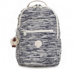 Рюкзак для ноутбука Kipling CLAS SEOUL Scribble Lines (18P) K12622_18P